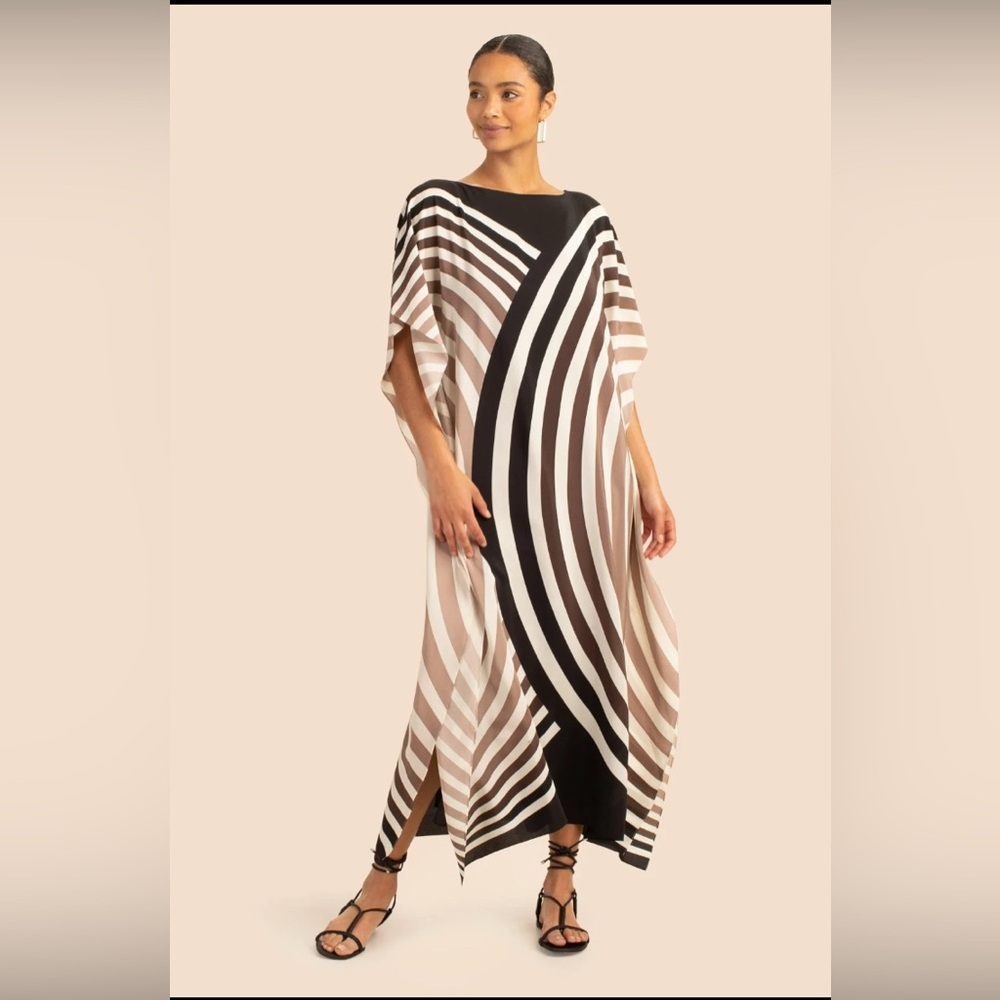 Satin Kaftan Caftan Dress